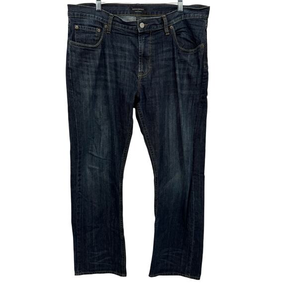 Banana Republic Vintage Straight Blue Jeans 36 x 32 Men's 5 Pockets 100% Cotton - Picture 1 of 11